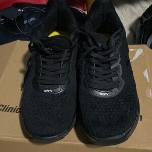 Women’s 8.5 Black Gdefy Hybridex VersoShock Tennis Shoe